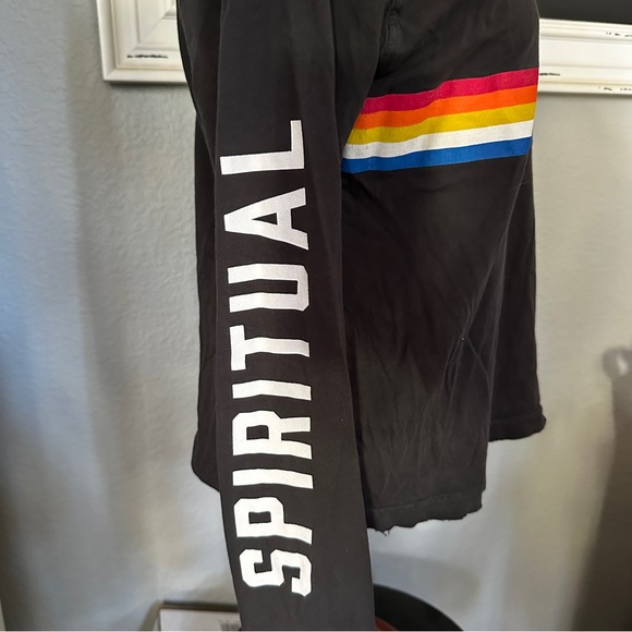 Spiritual Gangster Black Game Changer Crewneck Long Sleeve - XS - Picture 5 of 7